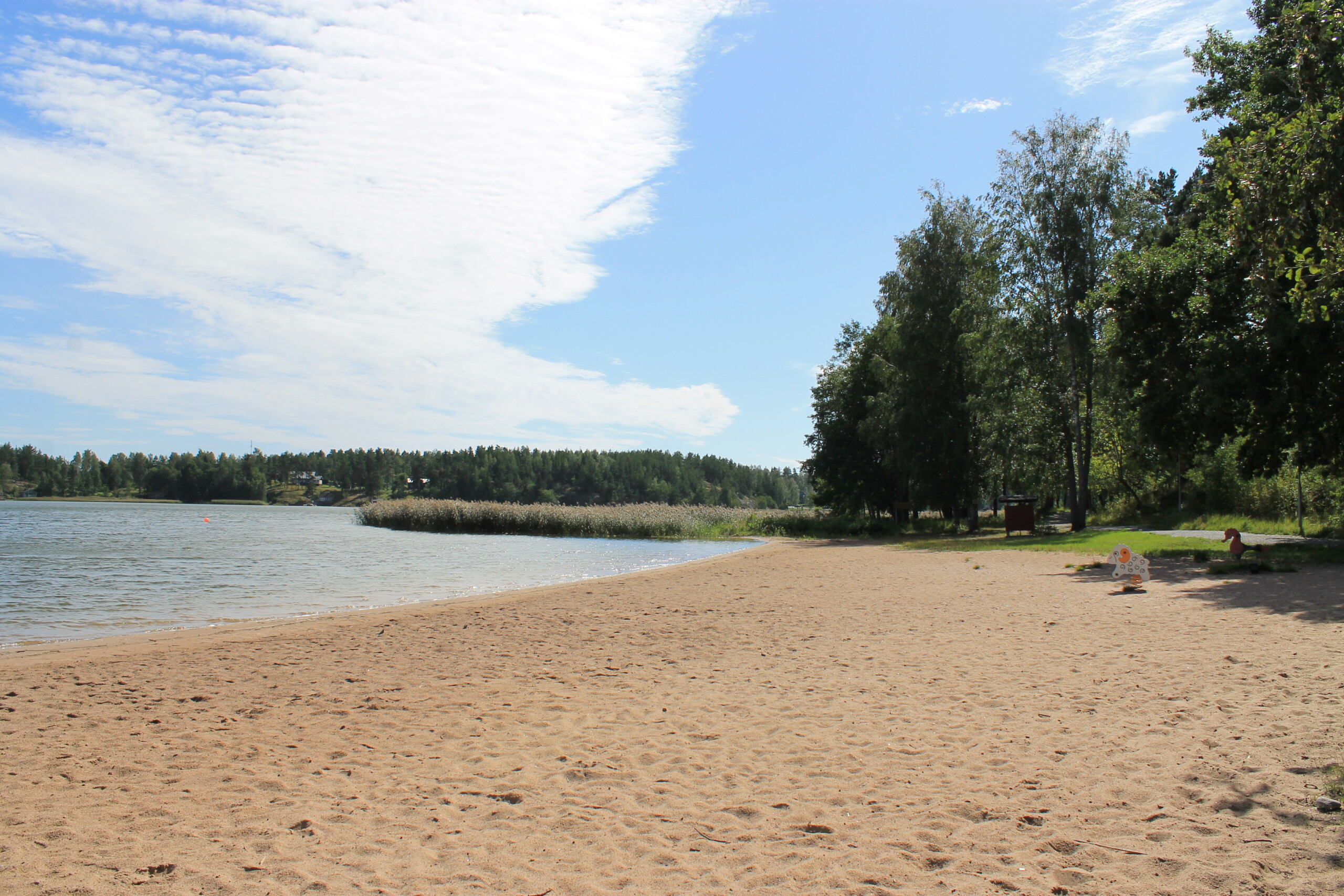 Stranden Knipnäs i Ekenäs.