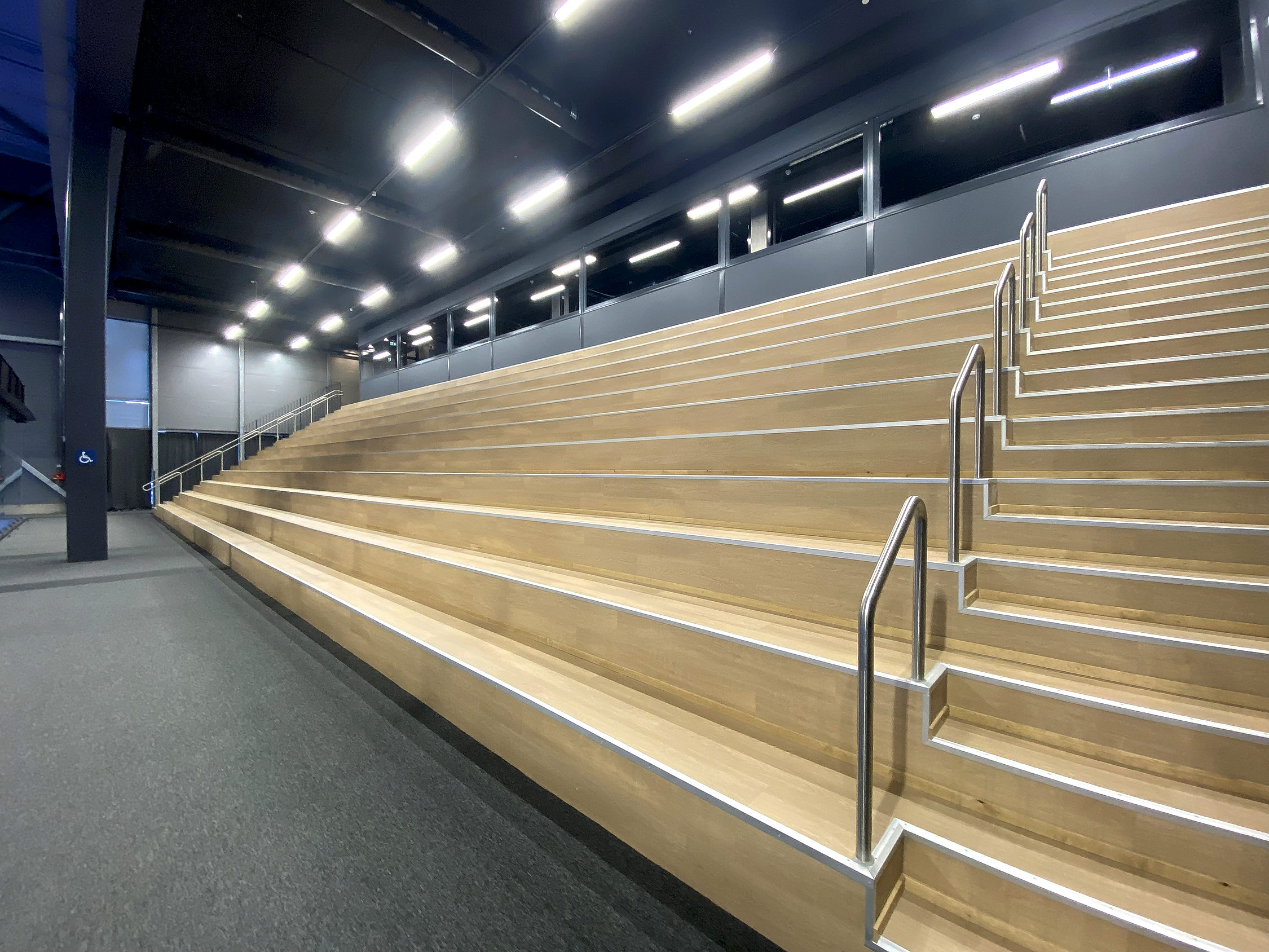 Läktare i Boost Sports Club