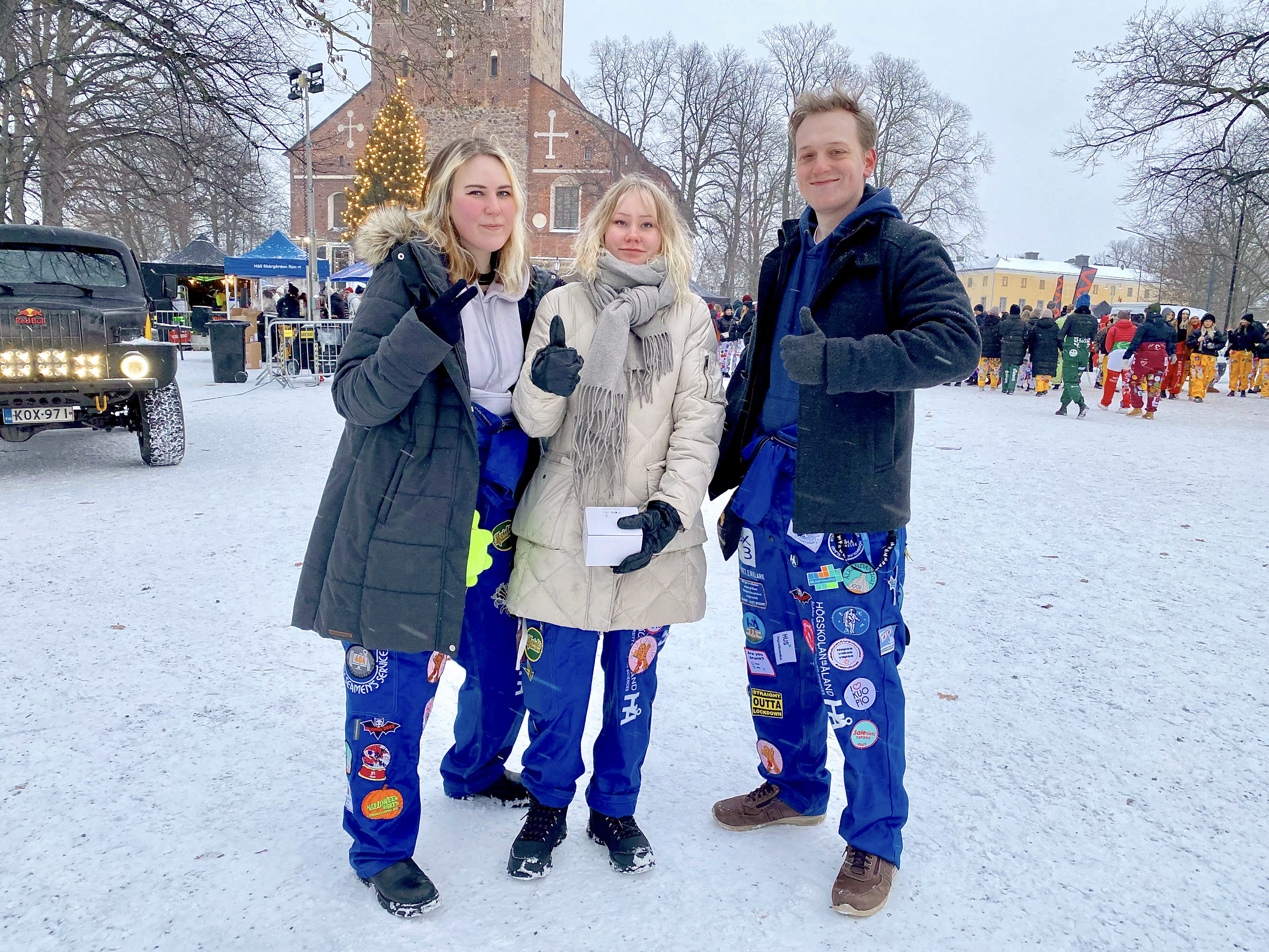 Studeranden på Glöggrundan 2023.
