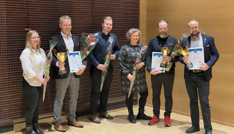 Vinnarna i Novias kundbetjäningstävling 2023.