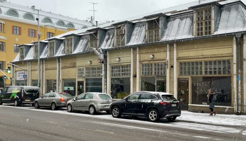 gammalt trähus