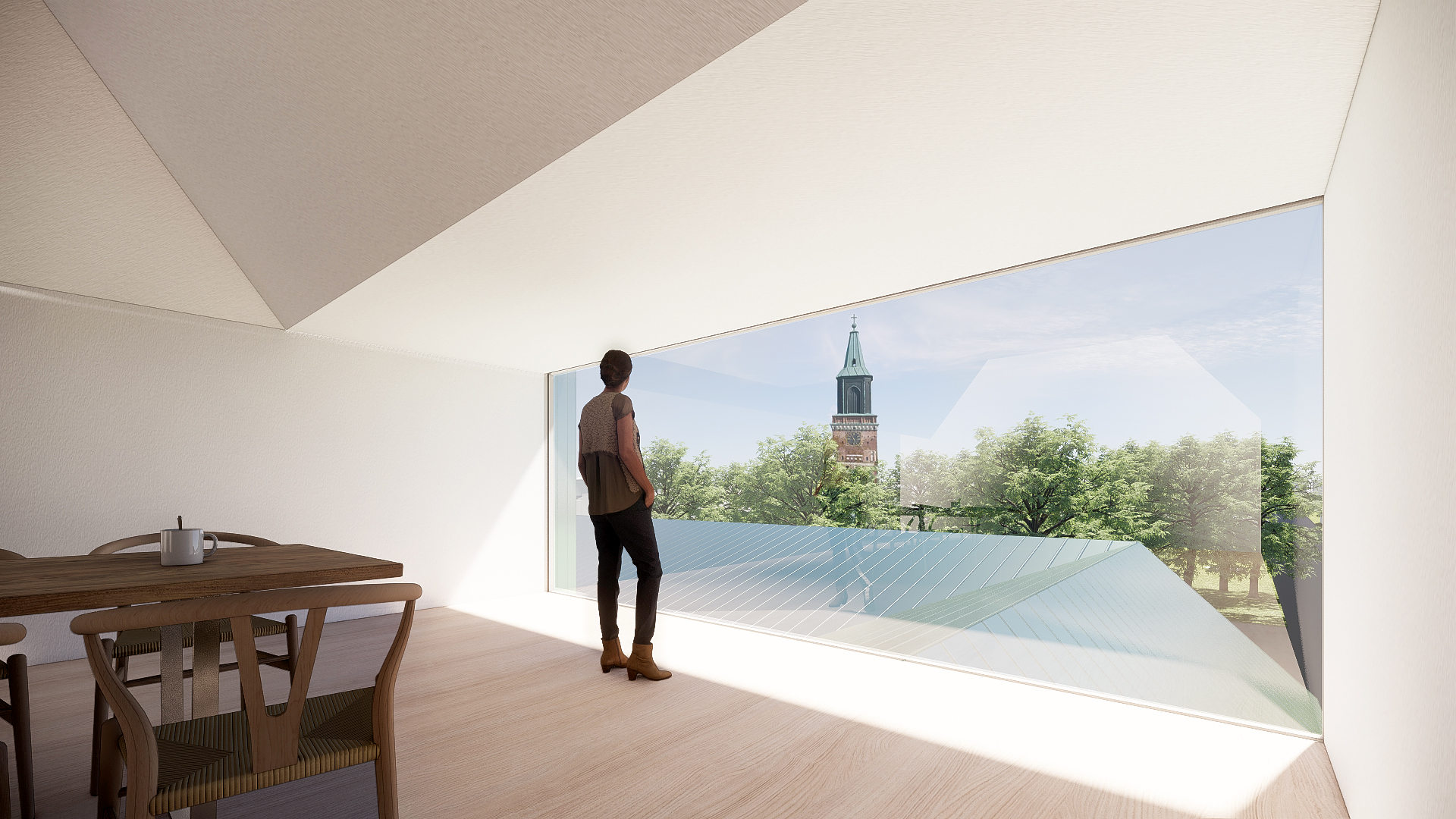 Takvåning visionsbild Aningaisgatan 1