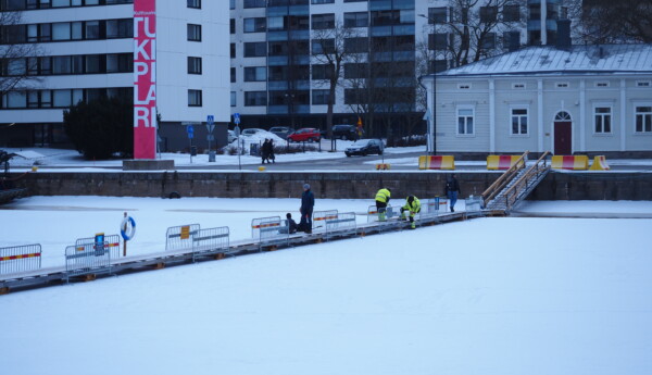 Spången, isbron