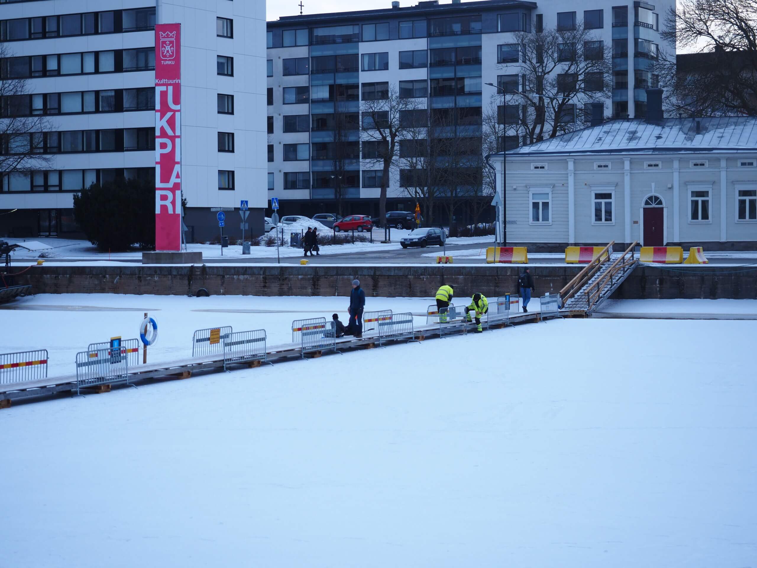 Spången, isbron