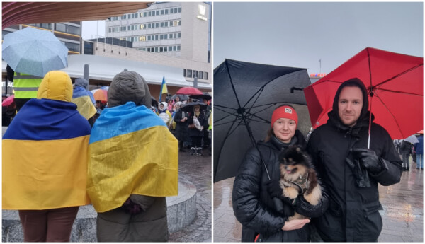 två personer