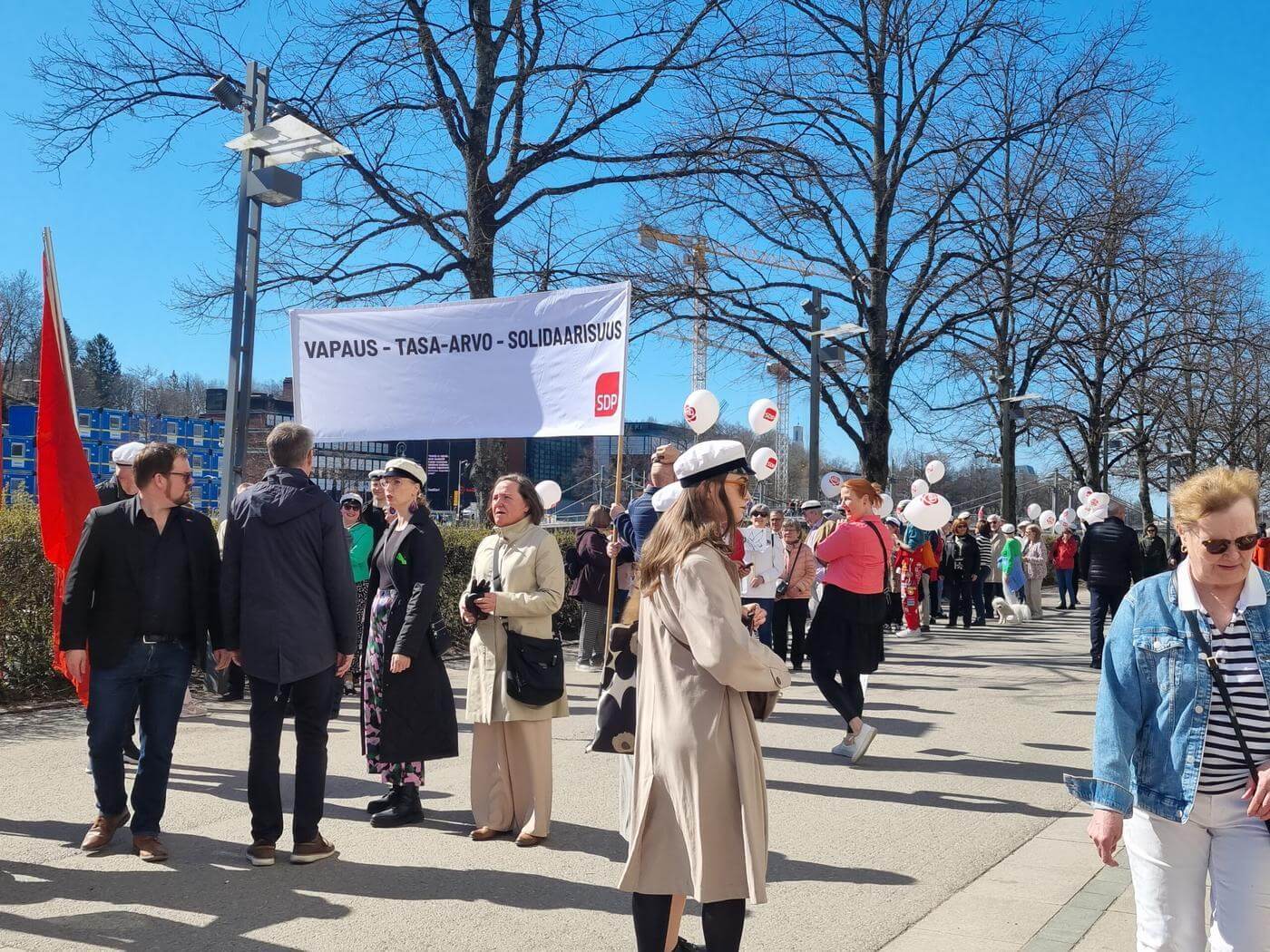 Demonstrationståg på första maj