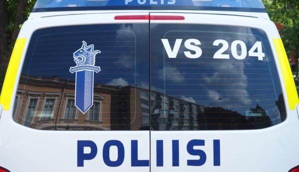 Polis, polisbil, patrull, polisen i sydvästra Finland, brott, kriminalitet.