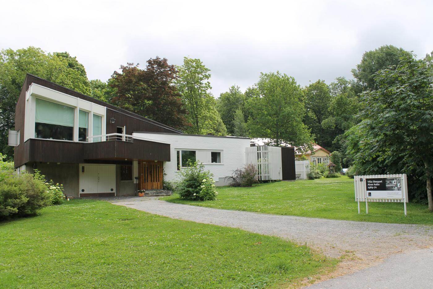 Villa Skeppet i Ekenäs. Ett hus ritat av Alvar Aalto.