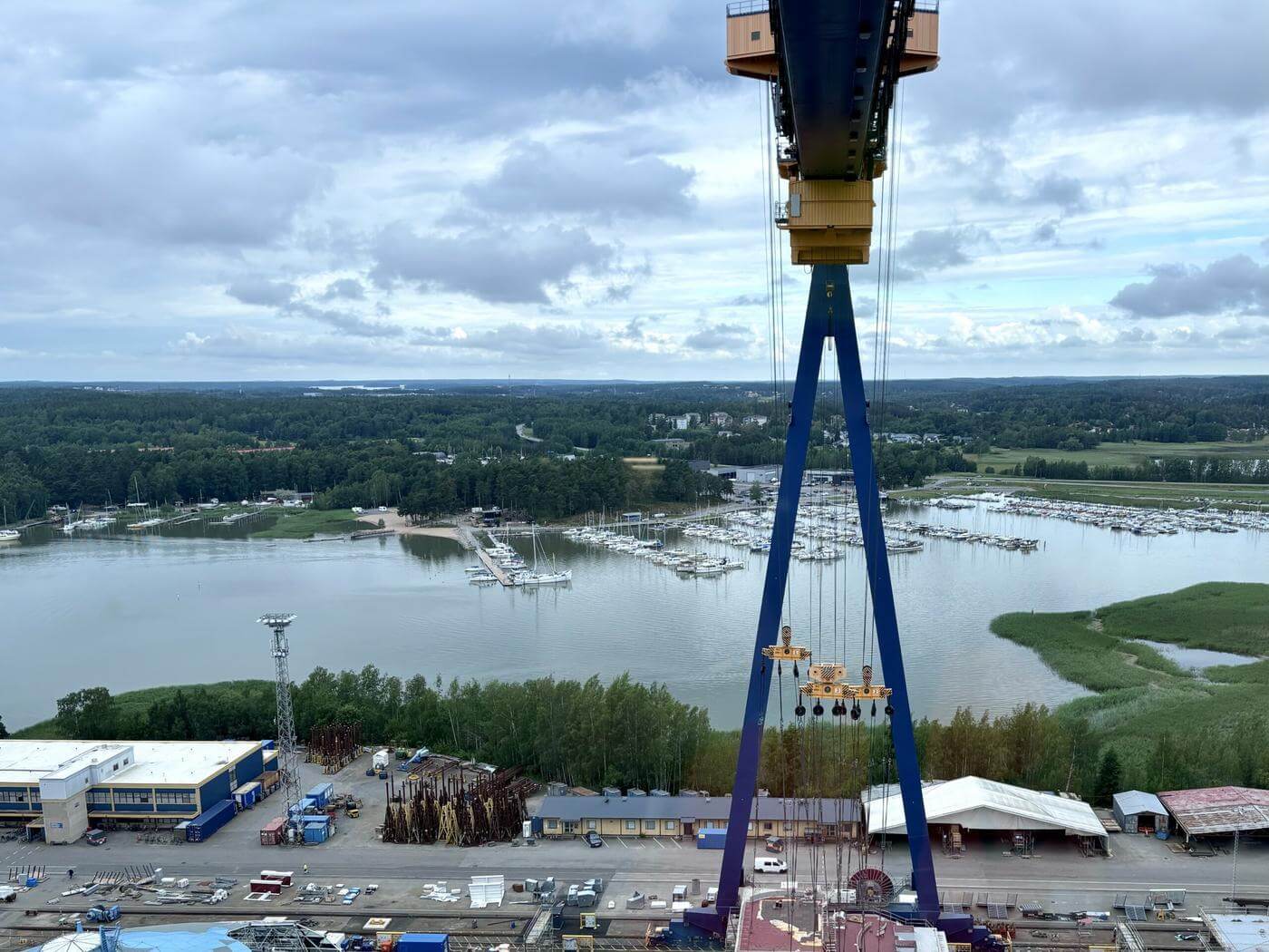 utsikt över varv i åbo