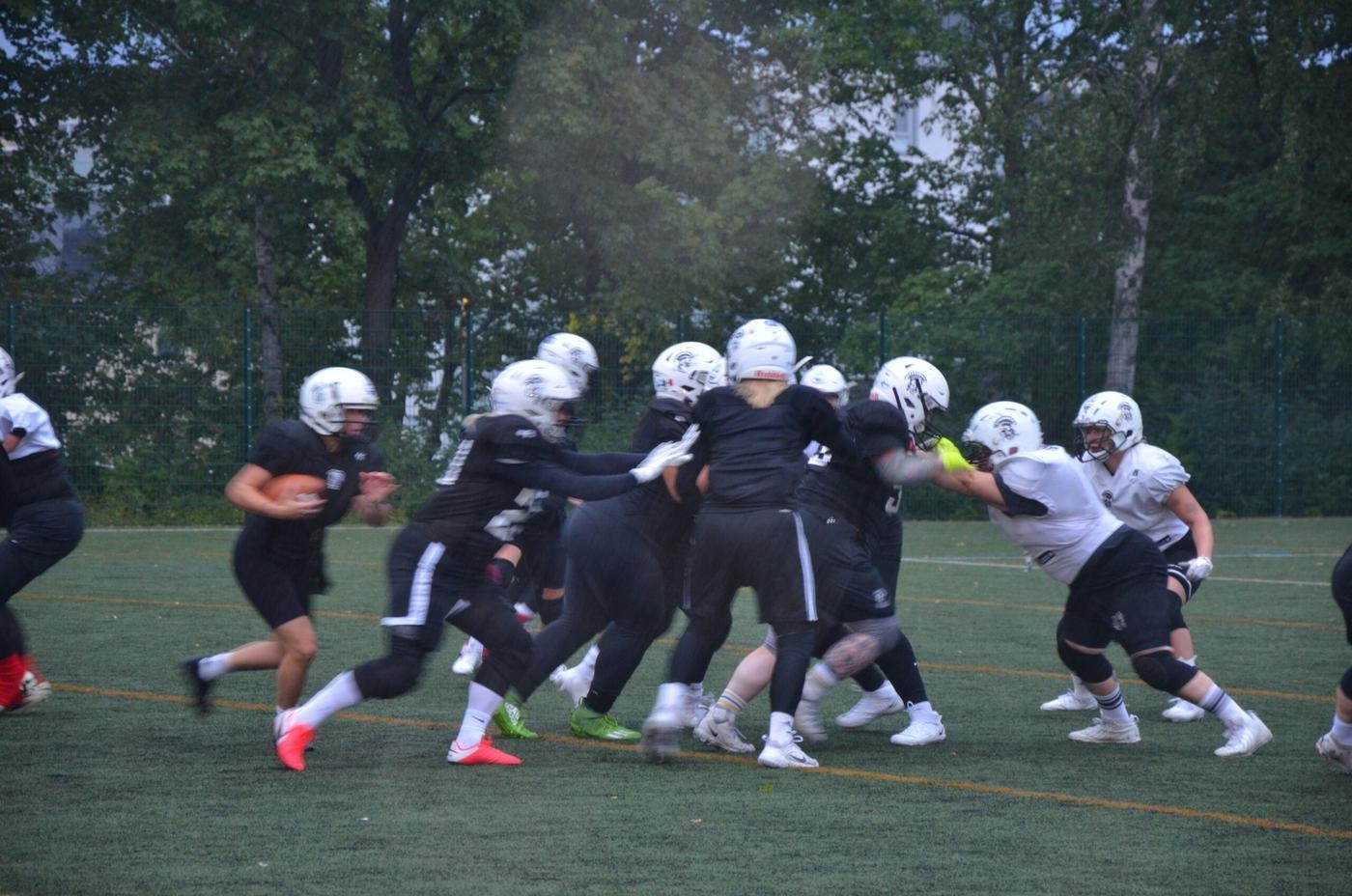 Turku Trojans tränar amerikansk fotboll.
