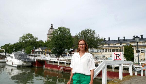 Jessica Ålgars vid Nådendals gästhamn